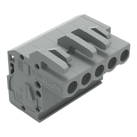 WAGO 232 Series Connector Female Cage Clamp, 5-Pole, 14A, 5-Way