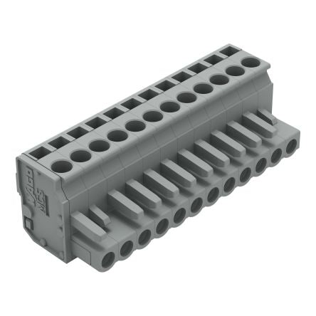 WAGO 232 Series Snap-in Connector Female Cage Clamp, 12-Pole, 14A, 12-Way
