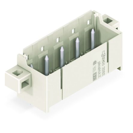 WAGO 2092 Series Straight PCB Header, 5 Contact(s), 7.5 mm Pitch, 1 Row, Shrouded