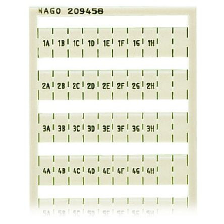 WAGO Marker Strip for use with Terminal Block