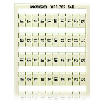 WAGO Marker Card for use with Terminal Block
