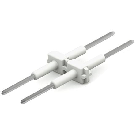 WAGO 2061 Series Push-in Board-to-Board Male PCB, 2-Pole, 9A, 2-Way