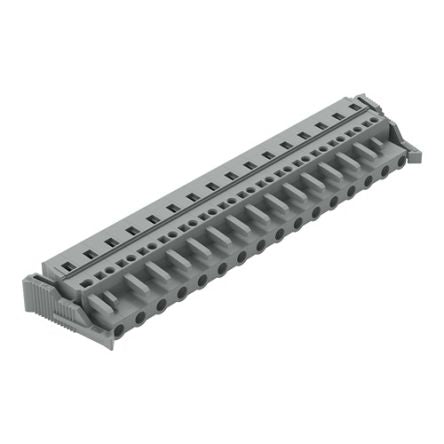 WAGO 231 Series Cable Connector Female Cage Clamp, 16-Pole, 16A, 16-Way