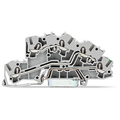 WAGO TOPJOB S Series Multi Level Terminal Block Grey, 2.5mm², 3-Level, Cage Clamp