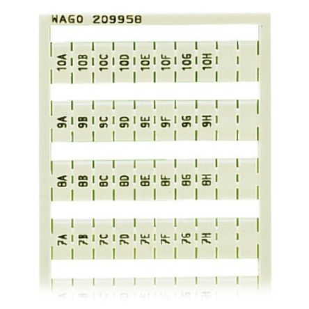 WAGO Marker Card for use with Terminal Block