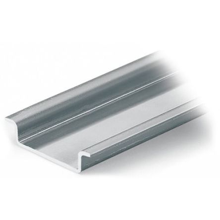 WAGO Steel Unslotted DIN Rail, 2000 mm x 35mm x 8 mm