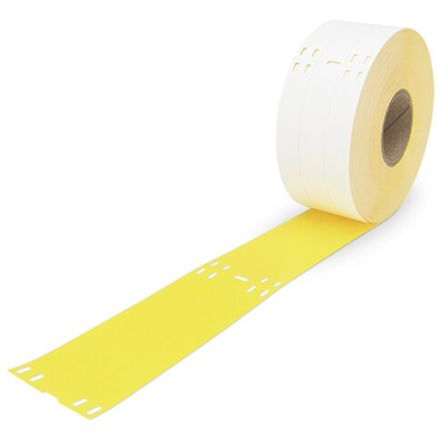 WAGO Yellow Yellow Print Label Roll, 117.5 mm Width, 800 Per Roll Qty