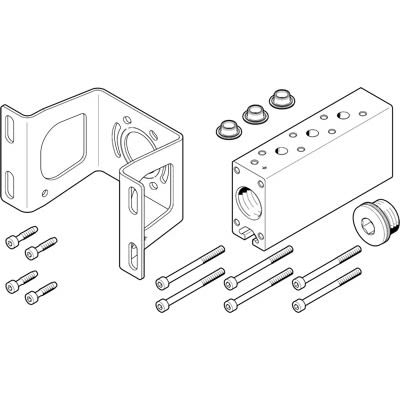 Festo VABM-B10-30-G34-2-P53-E Manifold