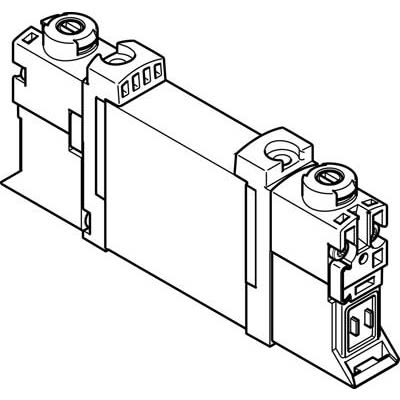 Festo Pneumatic Solenoid Valve - 5/3 Closed Electric G VUVG-B10A-P53C-ZT-F-1P3 Series 24V
