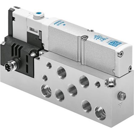 Festo Pneumatic Solenoid Valve - 5/2 Monostable Electric G VMPA14-M1H-MS-G1/8-PI Series 24V