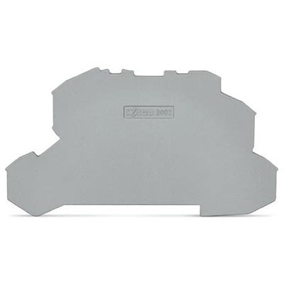 WAGO TOPJOB S Series End & Intermediate Plate for Use with DIN Rail Terminal Block, IECEx/ATEX