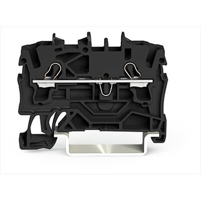 WAGO TOPJOB S Series DIN Rail Terminal Block Black, 2.5mm², 1-Level, Cage Clamp, EAC Ex, IECEx, ATEX
