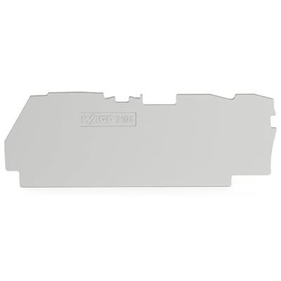 WAGO TOPJOB S Series End Plate for Use with DIN Rail Terminal Block