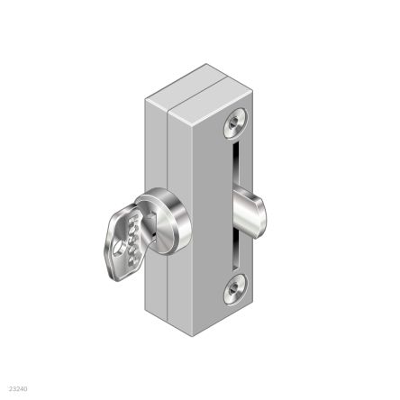 Bosch Rexroth Die Cast Zinc Different Lock Ecosafe Protective Barrier System 30 x 30 mm Slot, 8 to 10 mm² Strut Profile