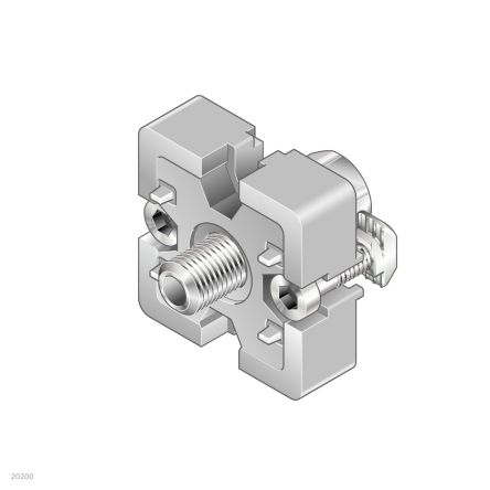 Bosch Rexroth 12 mm T-Connector, Connecting Component, Strut Profile 10 mm, Groove Size 10 mm