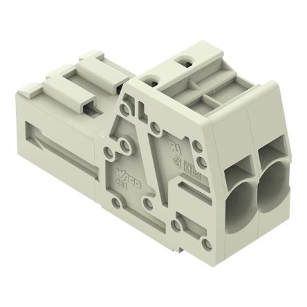 WAGO 831 Series Male Connector for Use with female connector, CSA