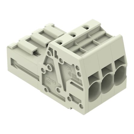 WAGO 831 Series Male Connector for Use with female connector, CSA