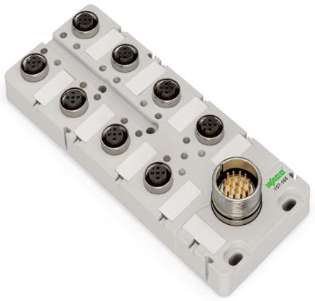 WAGO 757 Series Actuator Hub, 8 Port, 4-Pin Connector