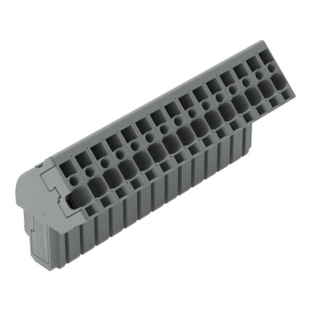 WAGO 769-115/022-000 769 Series Connector Grey, 4mm², 1-Level, Cage Clamp, CSA