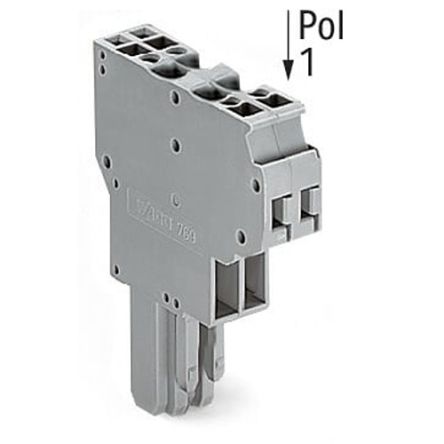 WAGO 769 Series Straight PCB PCB Socket, 2-Contact, 5 mm Pitch Cage Clamp