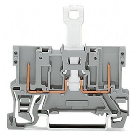 WAGO 769-222 769 Series Disconnect Terminal Block Grey, 1-Level, Wire, CSA