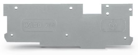 WAGO 769 Series End & Intermediate Plate for Use with X-COM-System