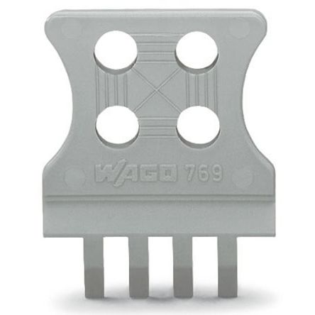 WAGO, 769 Stainless Steel Strain Relief Plate for use with Male and Female Connector