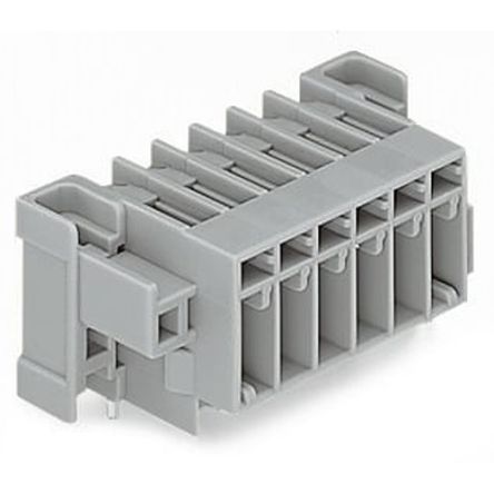 WAGO 769 Series Angled PCB PCB Header, 3 Contact(s), 5 mm Pitch, 1 Row, Shrouded