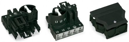 WAGO 770 Series Cable Distribution Connector Cage Clamp, 3-Pole, 3-Way, IP20