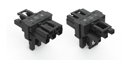 WAGO 770 Series Cable Distribution Connector Cage Clamp, 3-Pole, 3-Way, IP20