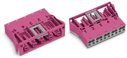 WAGO Heavy Duty Power Connector, 25A, 770 Series Female, 5 Contacts