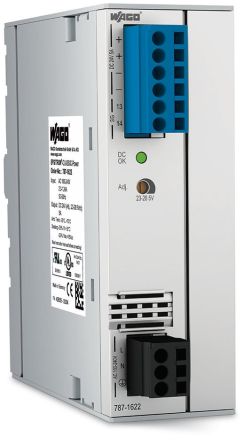 WAGO 787 Switched Mode Power Supply DIN Rail Power Supply 264V ac AC Input 24V dc, 5 A Output DC 120 W