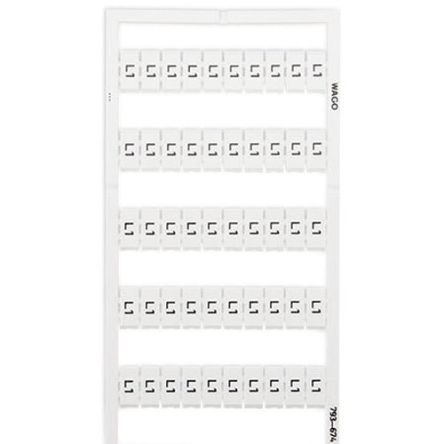 WAGO L1 Marker Card for use with Terminal Block