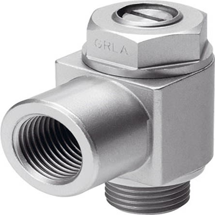 Festo Manual Pneumatic Control Valve GRLZ Series, Metric M3, 175040