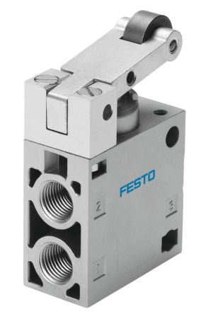 Festo Roller Lever Mechanical Valve RO Series, G G 1/4, 8991