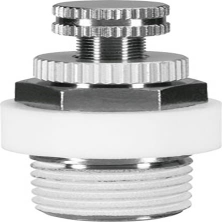 Festo Nickel Plated Brass Pneumatic Silencer 10 bar Threaded