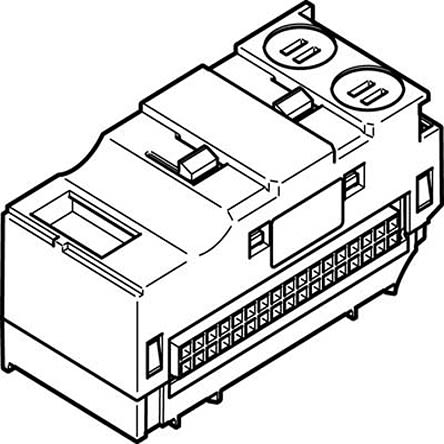 Festo 1 station Manifold for use with Valve Terminal MPA-L, 560965