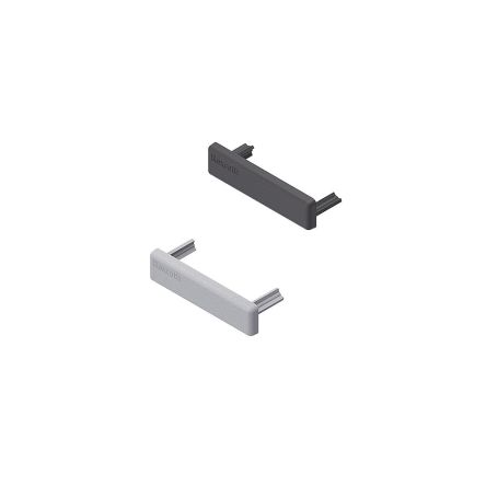 Bosch Rexroth Black Polypropylene Cover Cap 40 x 10 mm Strut Profile, 6 mm Groove