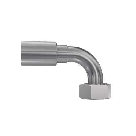 Parker, 1CF48-15-10 Stainless Steel Steel Hydraulic Fitting, 90 °