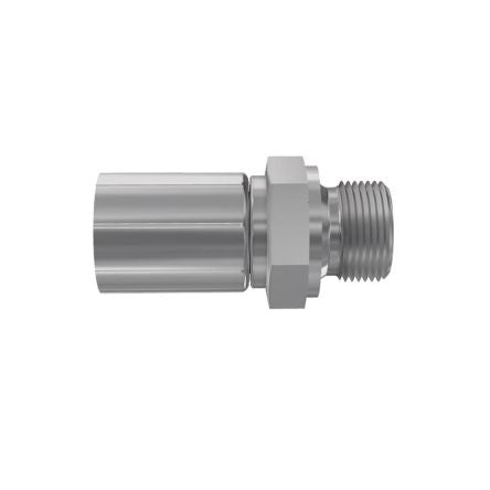 Parker 1D948-6-6 Hydraulic Fitting Male, 60 °, Steel, 0.375 in Hose ID