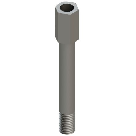 Parker Phosphate Steel Hex Screw, Hex, 5/16 → 12 3/4 x 76 mm