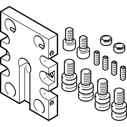 Festo Adapter Kit DHAA-G-Q5-32-B11-40, For Use With Grippers