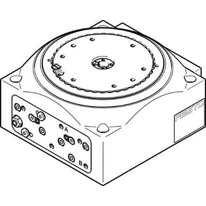 Festo Indexing Table DHTG-90-24-A, For Use With Pneumatic Cylinder & Actuator