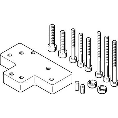 Festo Adapter Kit HAPG-98, For Use With Pneumatic Cylinder & Actuator