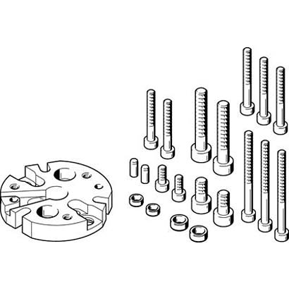 Festo Adapter Kit HAPG-SD2-34, For Use With Pneumatic Cylinder & Actuator