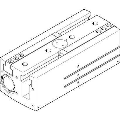 Festo 2 Finger Double Acting Action Pneumatic Gripper, HGPL-63-150-A-B, Parallel Gripping Type
