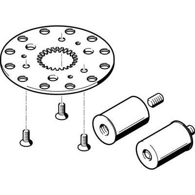 Festo Connection Kit DADM-CK-90-12, For Use With Indexing Kit