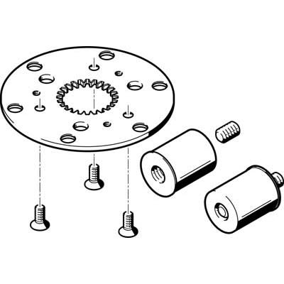 Festo Connection Kit DADM-CK-90-6, For Use With Pneumatic Cylinder & Actuator