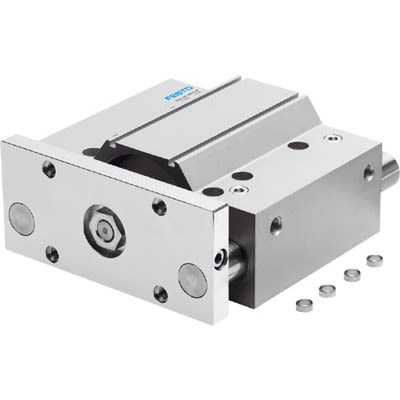 Festo Pneumatic Guided Cylinder - 170897 100 mm Bore, DFM Series, 160 mm Double Acting Acting