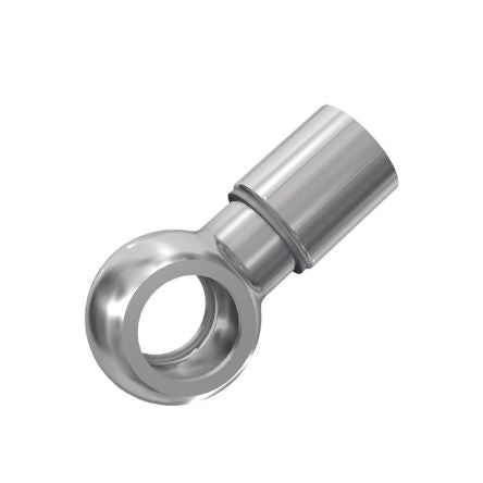 Parker 14948-18-8 Hydraulic Fitting Metric, Steel, 0.5 in Hose ID
